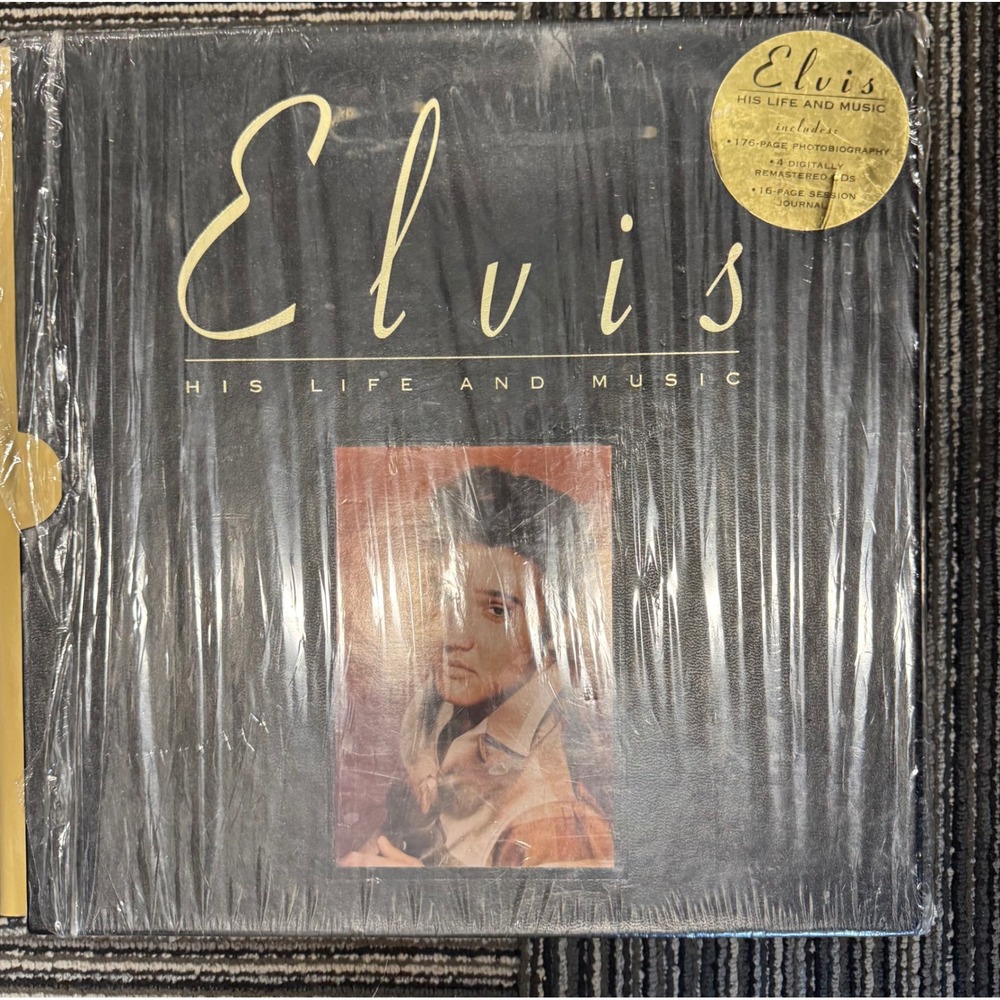 Elvis His Life and Music Collector Edition 4 CD Box Set 176 Page Book Frew